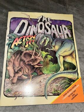 The Dinosaur Action Set By Malcolm Whyte, Paperback, 2001 Edition